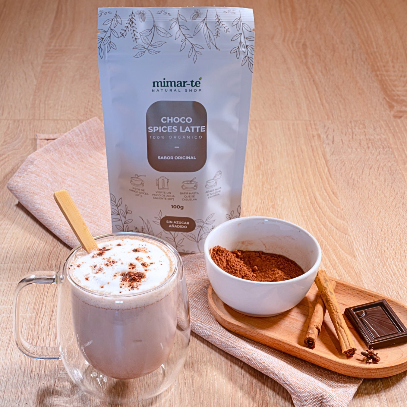 Choco Spices Latte 100% Eco Mimar-té 100g_1