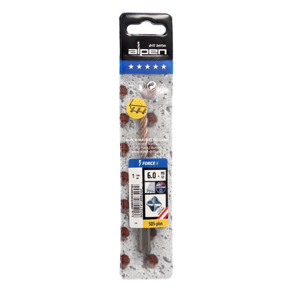 Broca Alpen Sds Plus Force X 14,00 X 260 Mm. Hormigón Armado._2