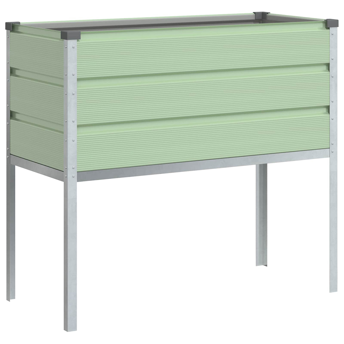 Jardinera Verde Pastel 100 X 45 X 90 Cm Acero Galvanizado_5