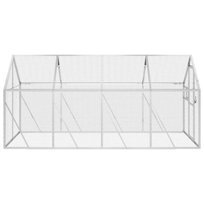 Vidaxl Pajarera De Aluminio Color Plateado 1,79x4x1,85 M_3