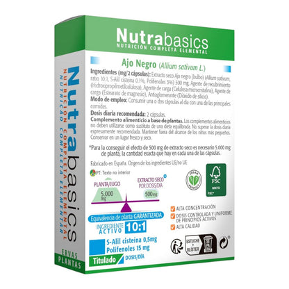 Ajo Negro Nutrabasics 24 Caps