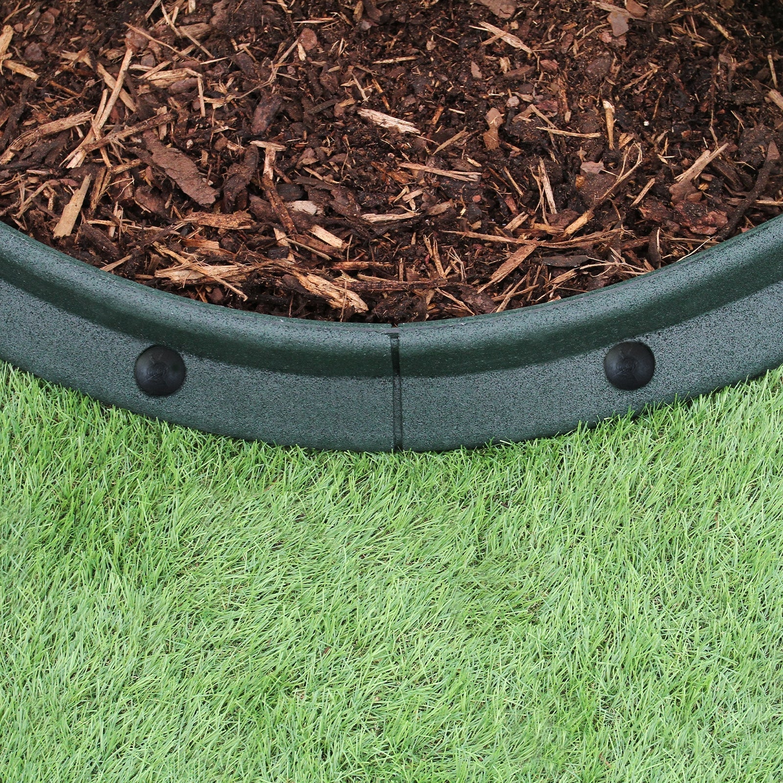 Bordes De Césped Verde Flexibles Jardín Bordes De Césped Paquete De 46 X 1.2m_4