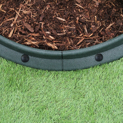 Bordes De Césped Verde Flexibles Jardín Bordes De Césped Paquete De 46 X 1.2m_4