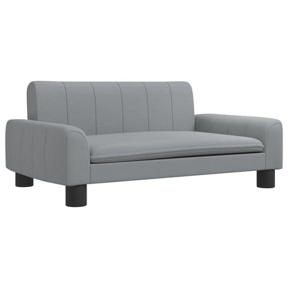 Cama Para Perros De Tela Gris Claro 70x45x30 Cm / Vetonek_1