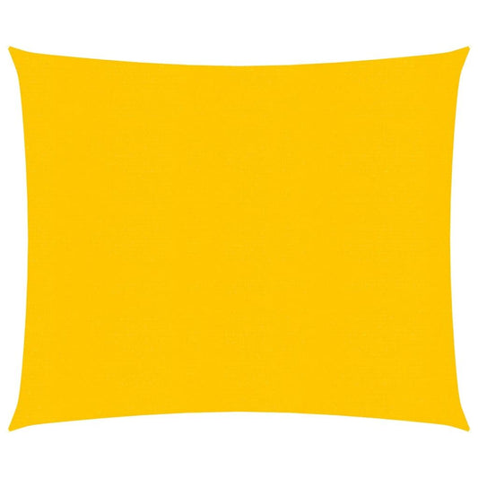 Vidaxl Toldo De Vela Cuadrado Hdpe Amarillo 160 G/m² 4x4 M_0