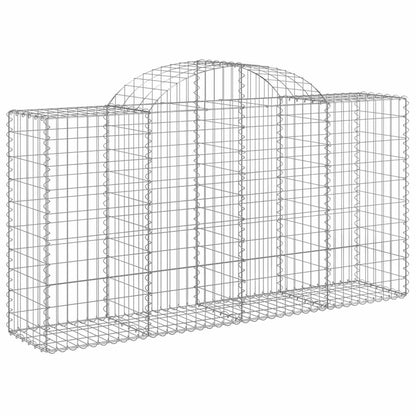 Cestas De Gaviones 8 Uds Forma De Arco Hierro 200x50x100/120cm_2