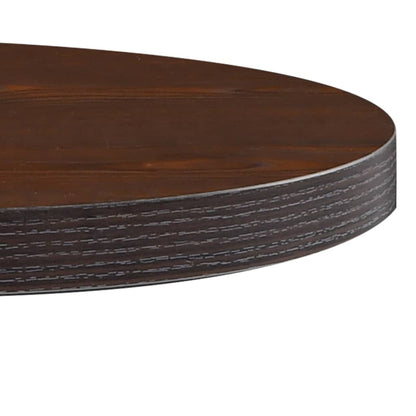 Mesa De Bistró Mdf Marrón Oscuro 60 Cm_1