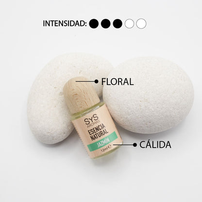Esencia Natural Jazmín SYS Aromas 12 ml | Aroma Floral y Delicado | Para Quemadores y Humidificadores_2