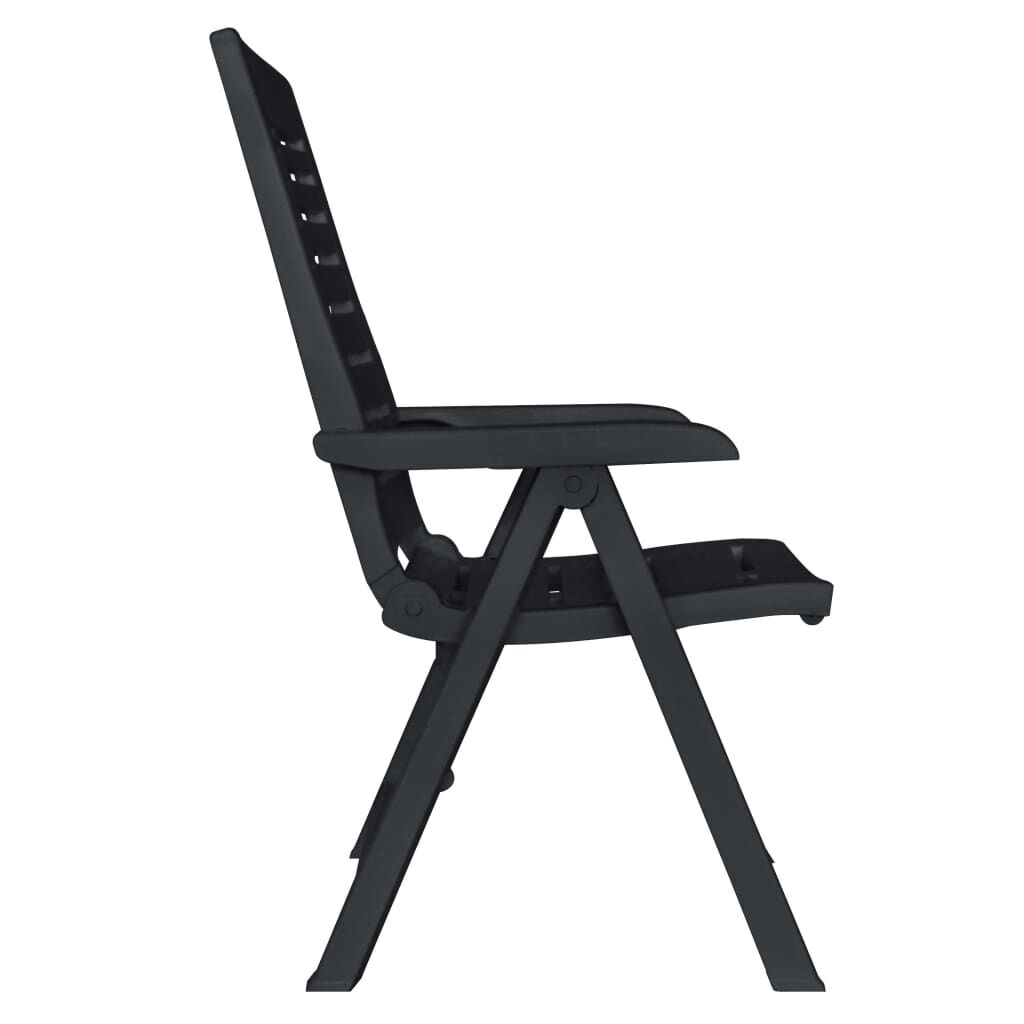 Vidaxl Conjunto De Comedor De Jardín 11 Piezas Plástico Gris Antracita_3