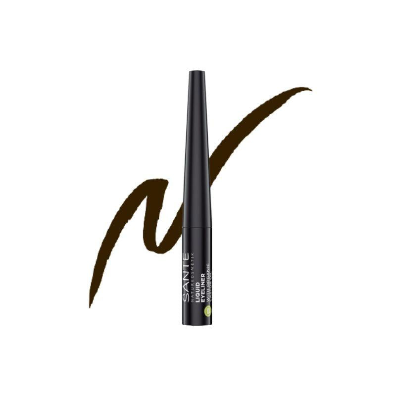 Eyeliner perfilador ojos líquido 02 Coffe, Sante 3,5 ml