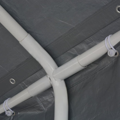 Vidaxl Carpa Para Fiestas Pe Gris 6x12 M_5