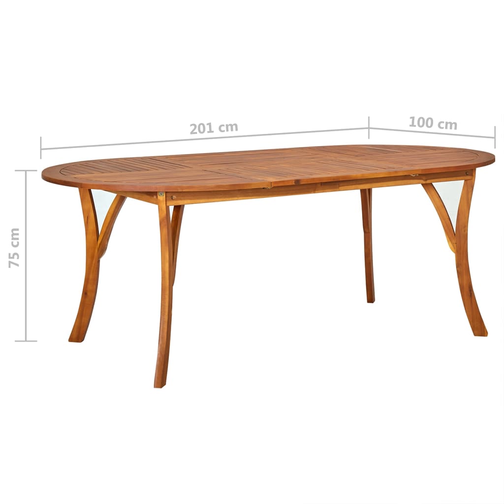 Juego De Comedor De Jardín De 7 Piezas Gris / Vetonek_3