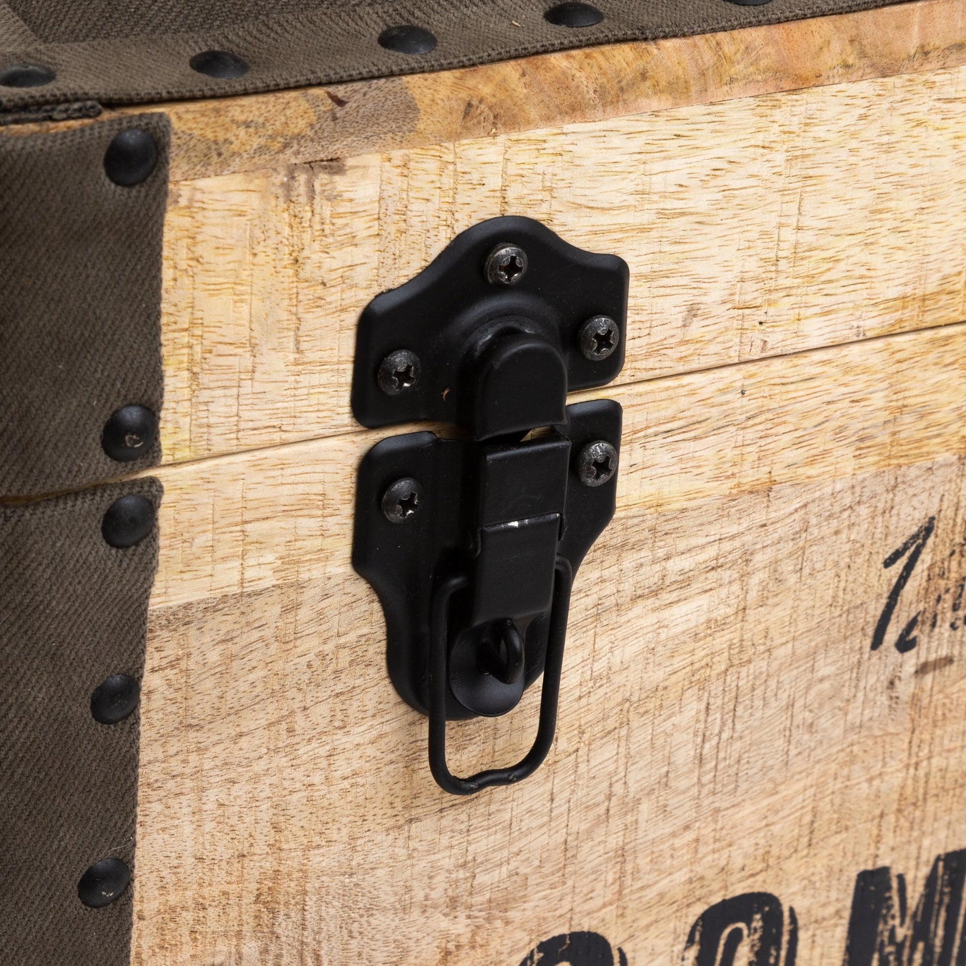 Baúl Puff 'colonial' Gris Topo