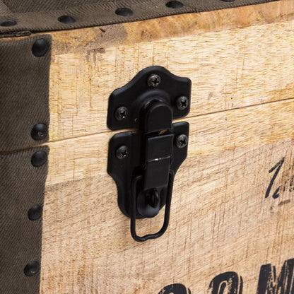 Baúl Puff 'colonial' Gris Topo