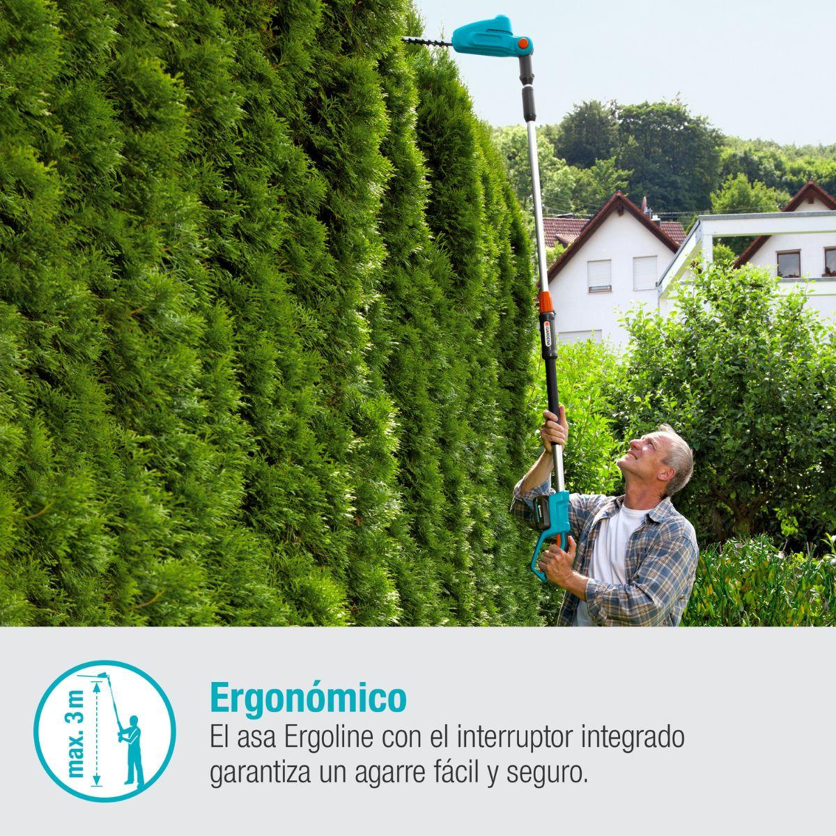 Recortasetos telescópico a batería THS Li-18/42 Gardena