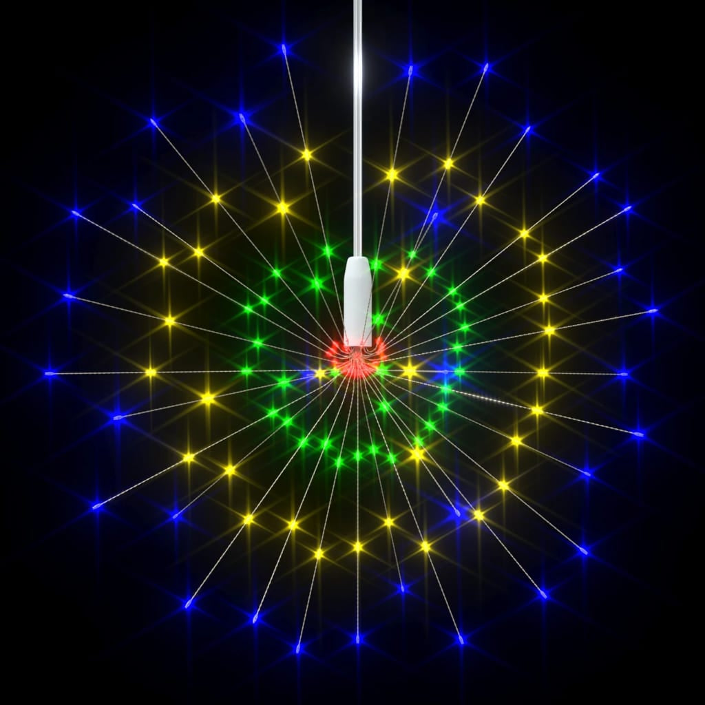 Vidaxl Luces De Petardo De Navidad Exterior 10 Uds Multicolor 1400 Led_3
