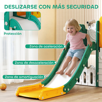 Aiyaplay Tobogán Infantil 7 En 1 Con Caseta Para Niños_4