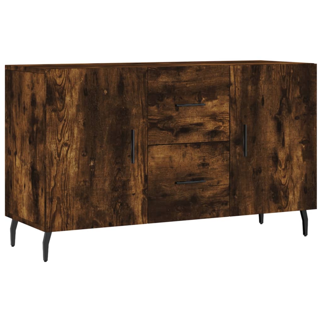 Aparador Madera De Ingeniería Roble Ahumado 100x36x60 Cm_1
