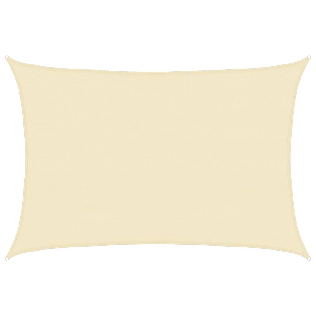 Vidaxl Toldo De Vela Crema Hdpe 160 G/m² 4x5 M_0
