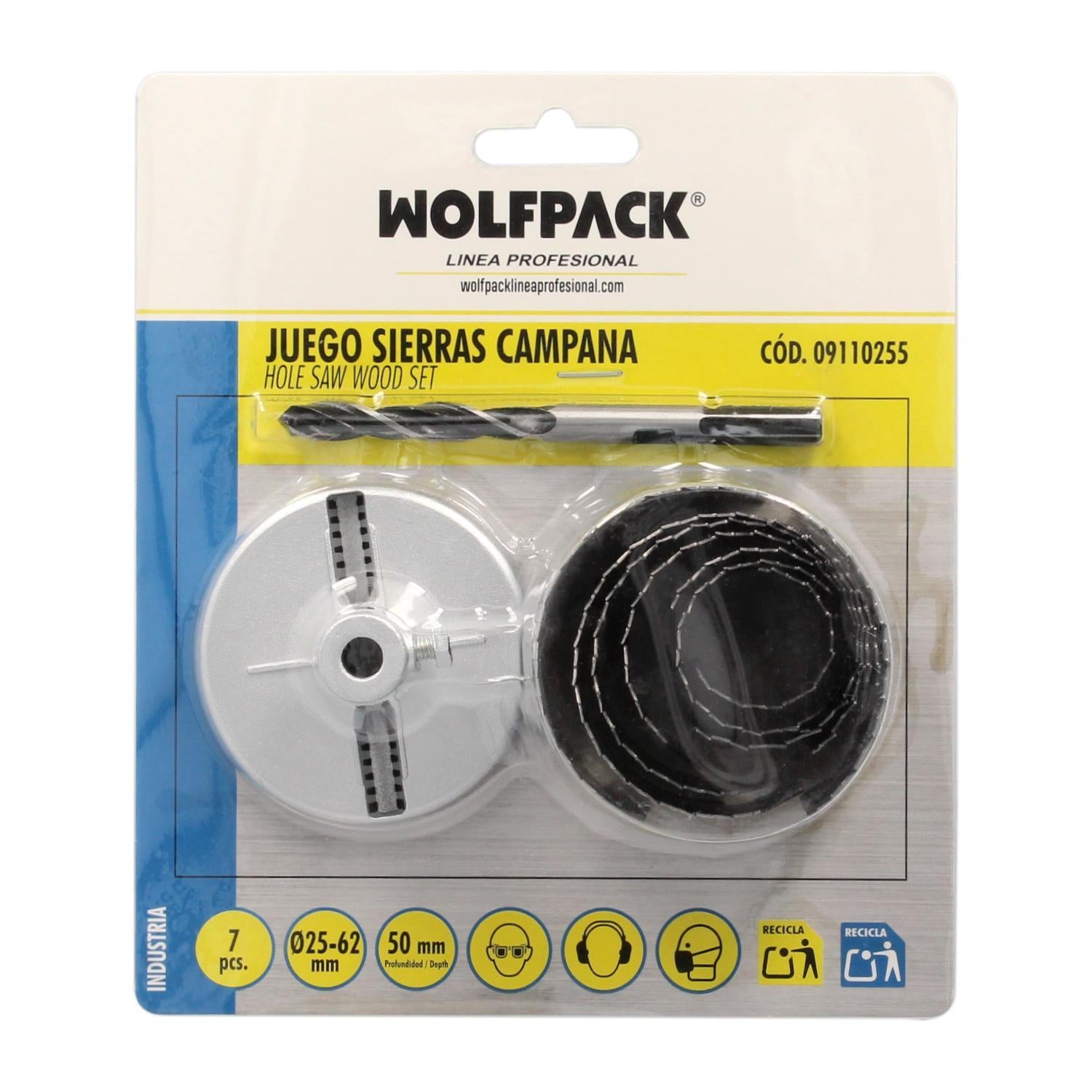 Juego Sierras Campana 50 Mm. 25/62 7 Piezas_2