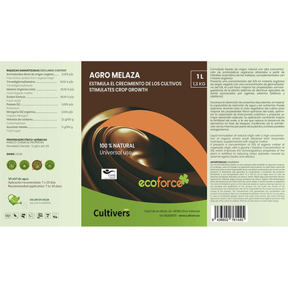 Agro Melaza De Caña Para Plantas Cultivers 10 L_3