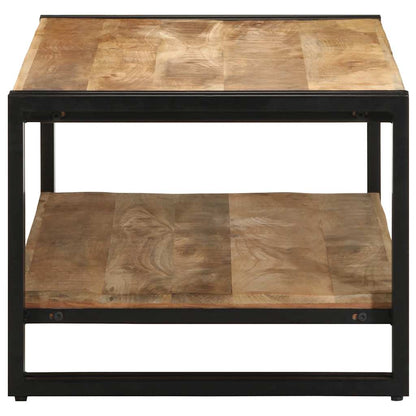Mesa De Centro 90x50x38 Cm De Madera Maciza De Mango_3