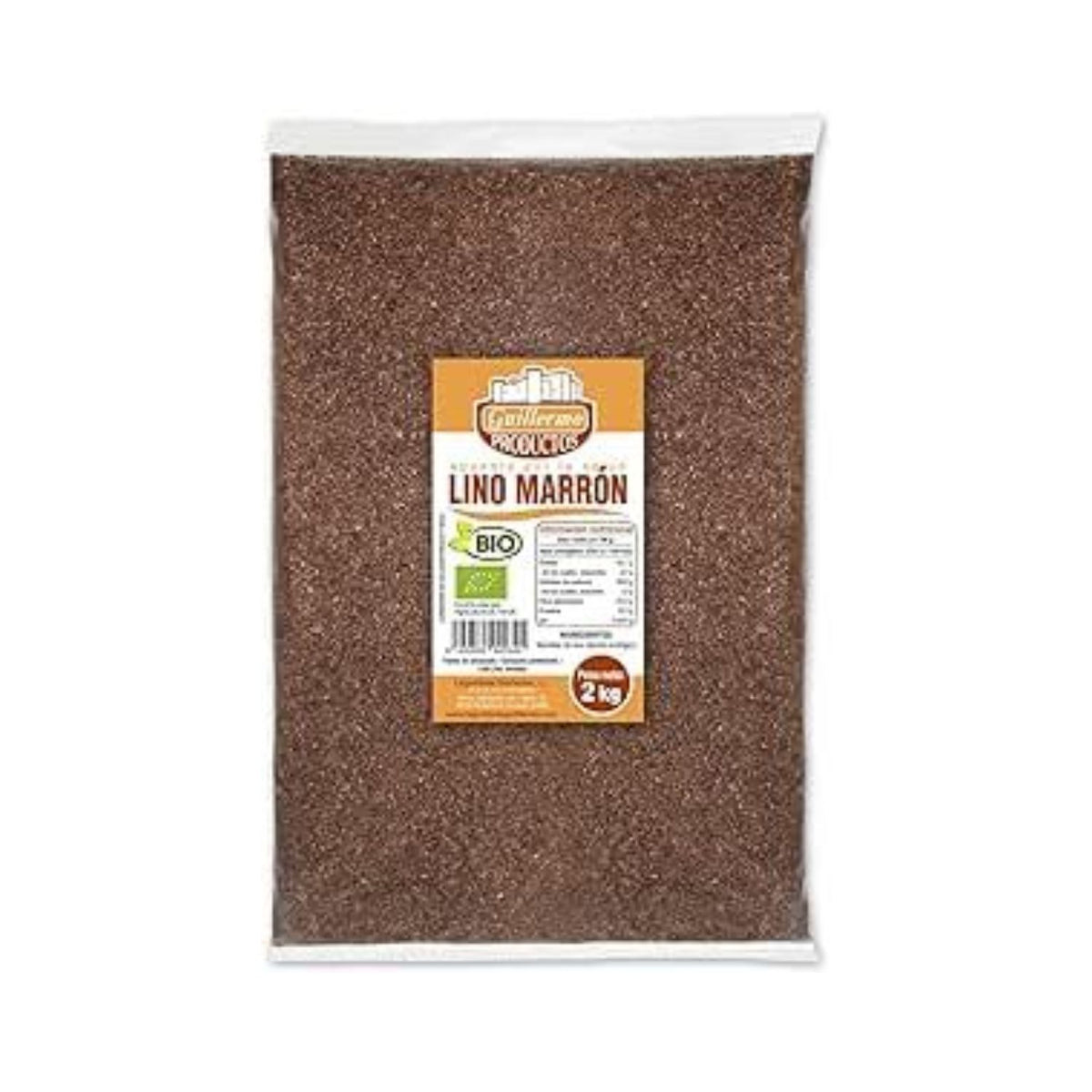 Semillas De Lino Marrón Bio - 2 Kg, Bolsa_0