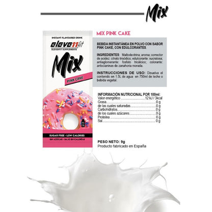 Saborizante Mix Sabor Pink Cake 24 Sobres de 9g Eleven Fit_1