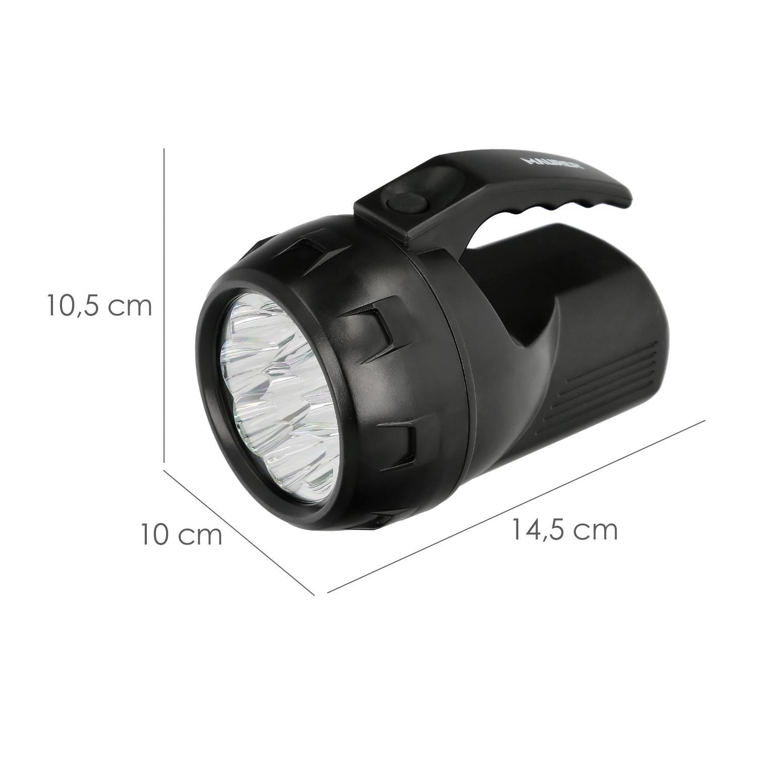 Linterna Led De Mano Con Asa A Pilas (4 Aa) 60 Lumenes 9 Leds (9 Watt.)_3