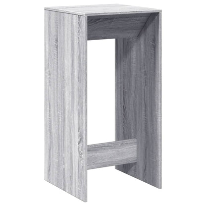 Mesa Alta De Bar Madera Ingeniería Gris Sonoma 51x50x103,5 Cm_4