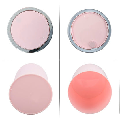 Papelera De Oficina Msv aspen 6l De Plastico En Color Rosa_3