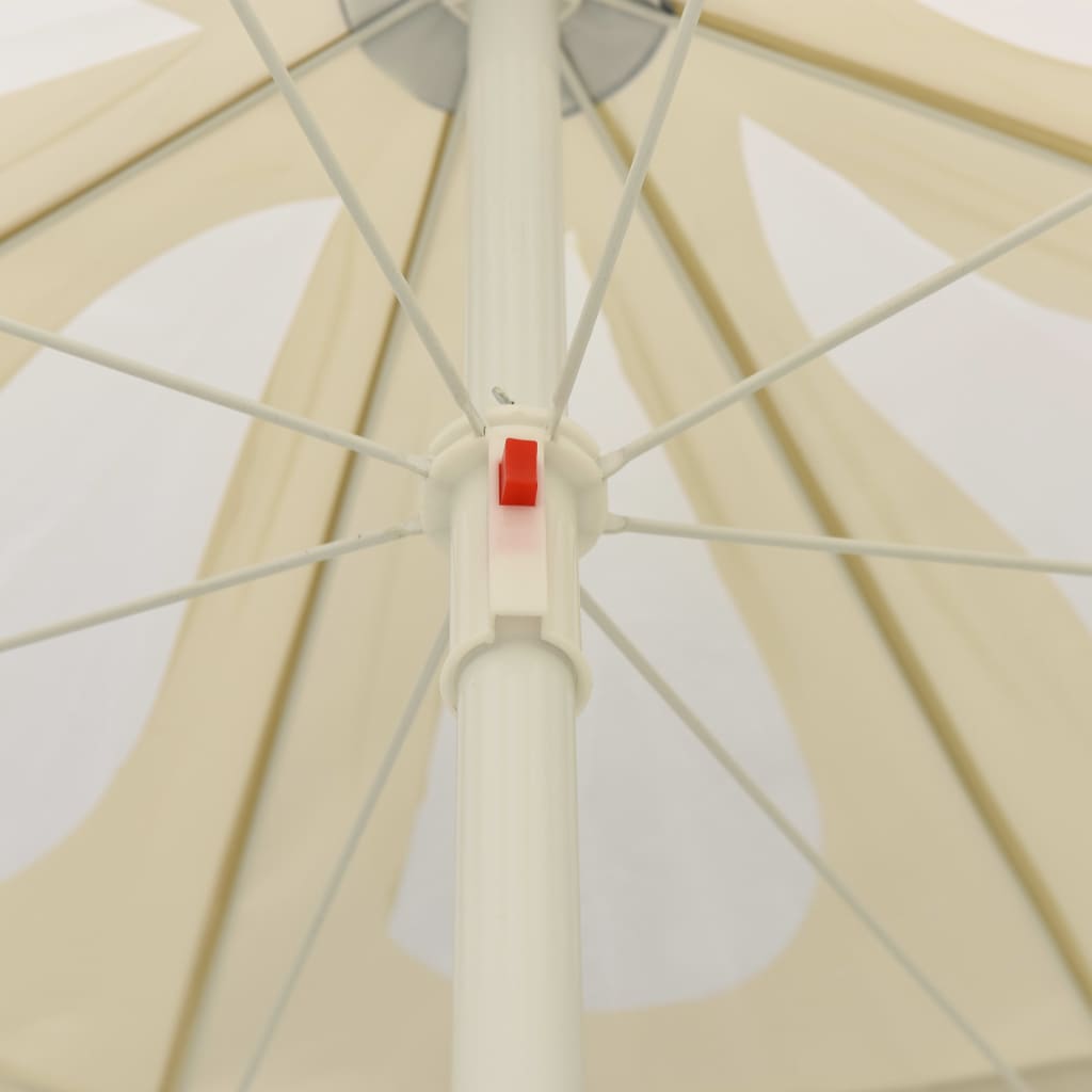 Sombrilla De Playa Amarillo Arena 240 Cm_3