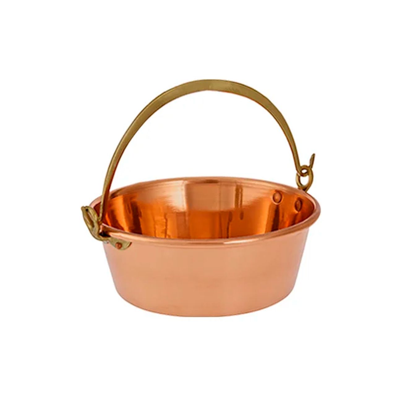 Olla De Cobre Para Carne De Cerdo, Diámetro 10 Cm, Calor Uniforme_0