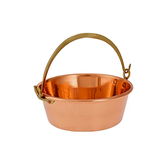 Olla De Cobre Para Carne De Cerdo, Diámetro 10 Cm, Calor Uniforme_0