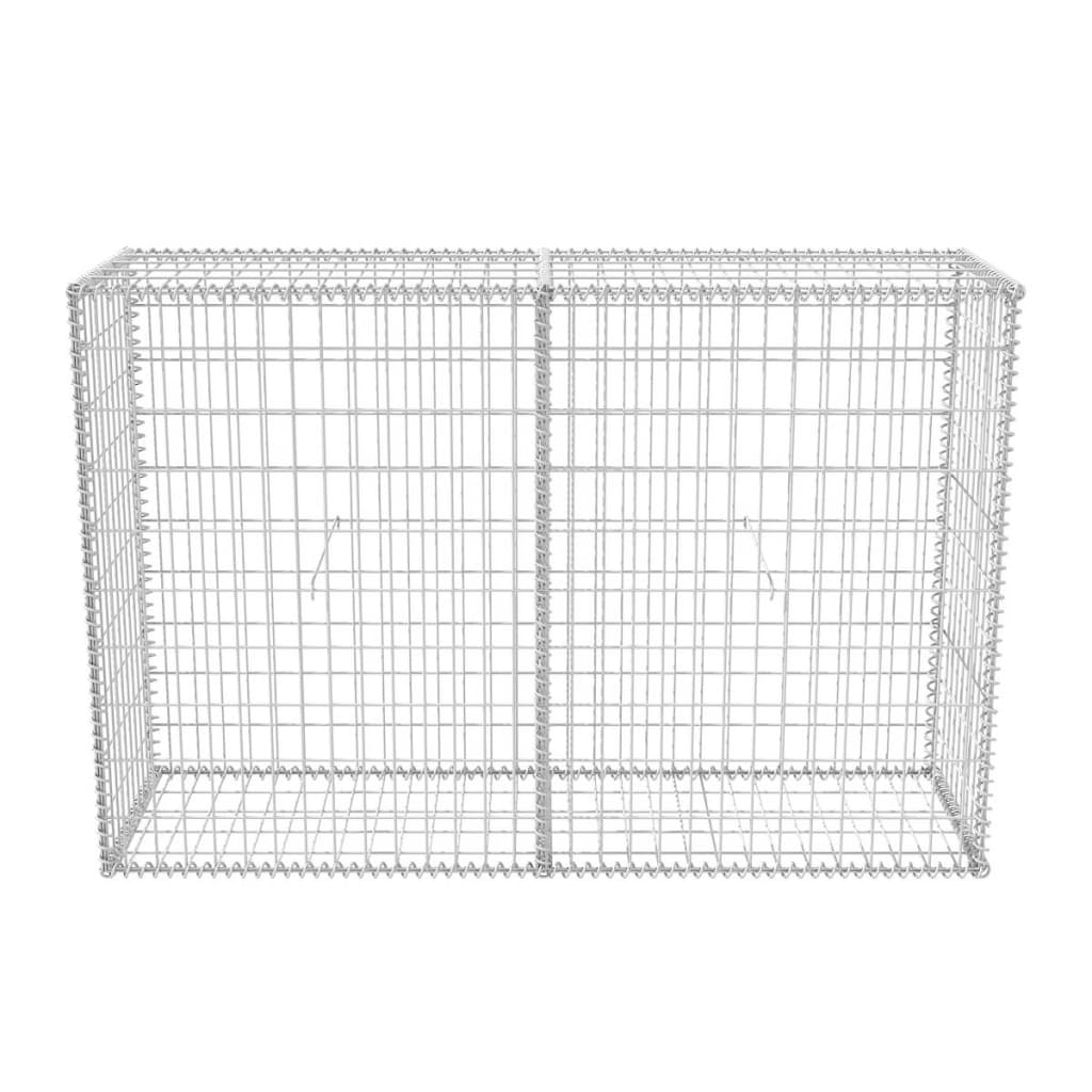 Cesta De Muro De Gaviones Acero Galvanizado 150x50x100 Cm / Vetonek_2