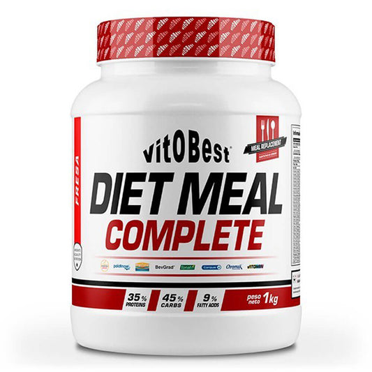 Diet Meal Complete - 1kg - Fresa - Sustitutos De Comidas - Vitobest_0