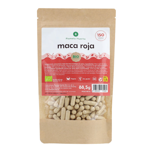 Maca Roja BIO Planeta Huerto 150 cápsulas