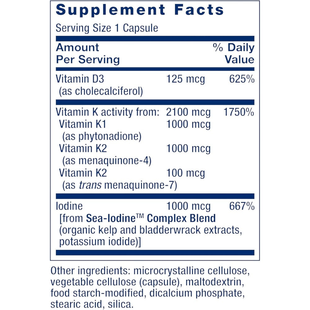 Vitamins D And K With Sea-iodine 60 Caps_1