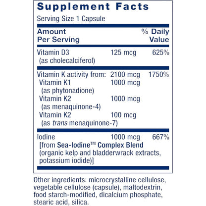 Vitamins D And K With Sea-iodine 60 Caps_1