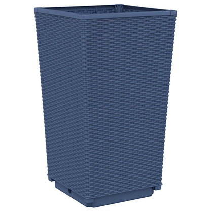 Jardineras 4 Unidades Pp Azul Gris 32,5x32,5x57 Cm_3
