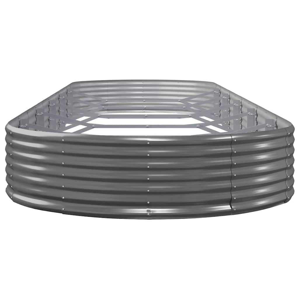 Jardinera Arriate Acero Galvanizado Antracita 523x140x36cm_3