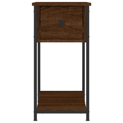 Mesitas Noche 2 Uds Madera Ingeniería Marrón Roble 30x60x60 Cm_4