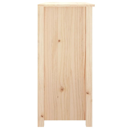 Aparador De Madera Maciza De Pino 100x35x74 Cm / Vetonek_2