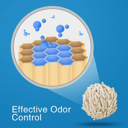 Arena para gatos de tofu biodegradable Nobleza 3.8 L