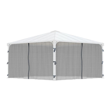Set Mosquiteras para gazebo cenador Martinique 5000 + Milano 4300