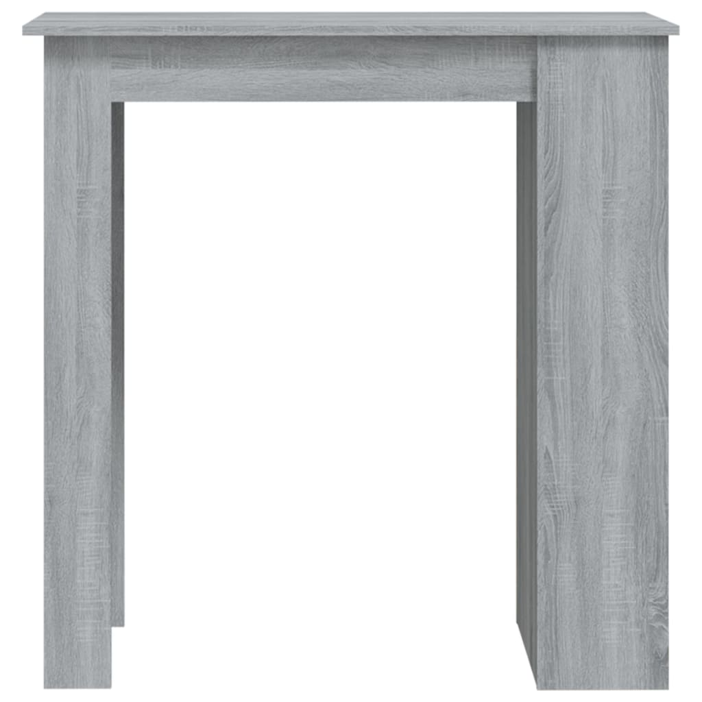 Mesa Alta Con Estante Gris Sonoma 102x50x103,5 Cm_3