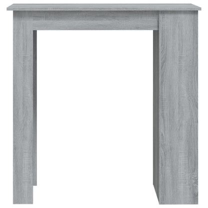 Mesa Alta Con Estante Gris Sonoma 102x50x103,5 Cm_3