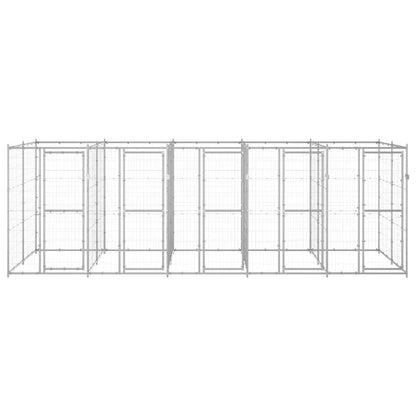 Perrera De Exterior De Acero Galvanizado 12,1 M²_0