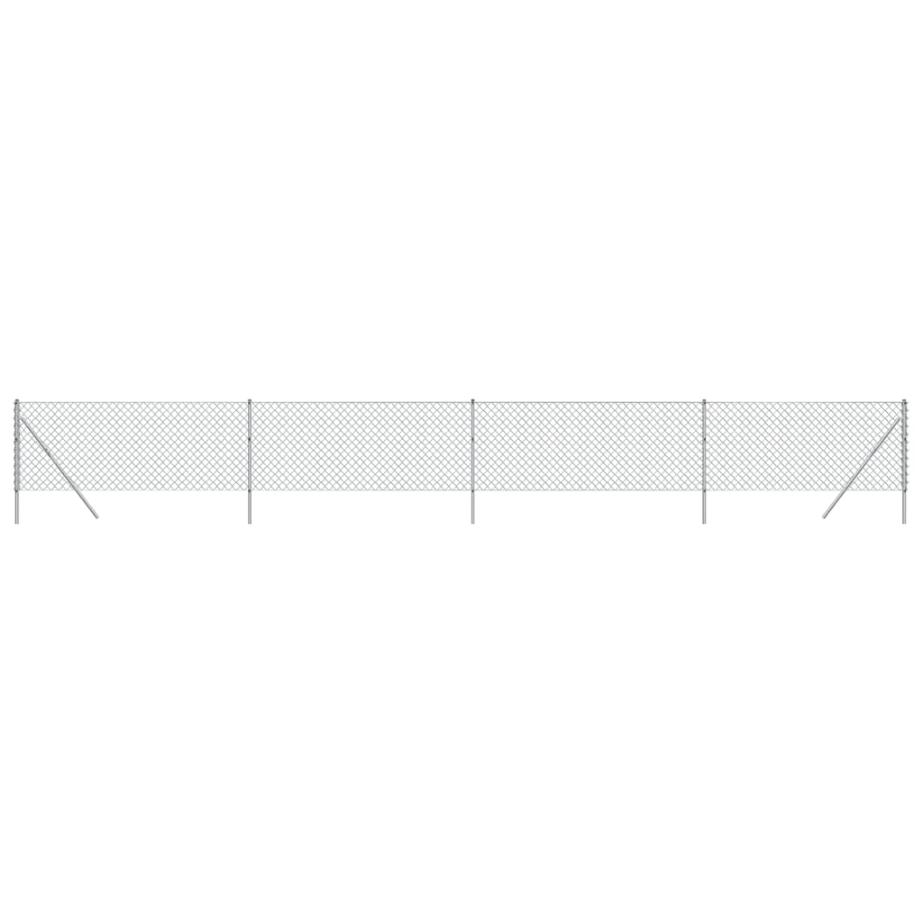 Cerca De Alambre Plateado 1x10 M / Vetonek_1