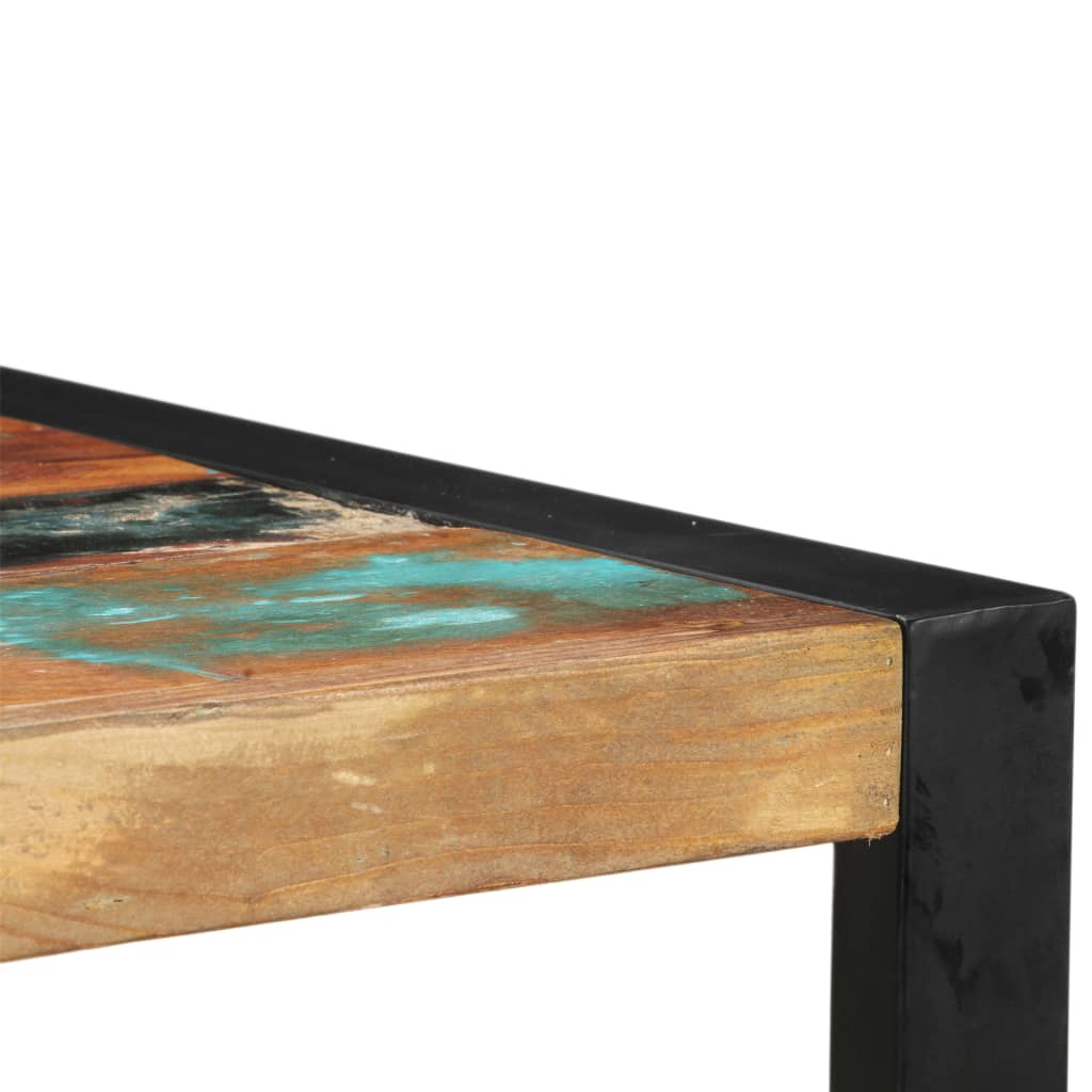 Mesa Alta De Cocina De Madera Maciza Reciclada 60x60x110 Cm_1